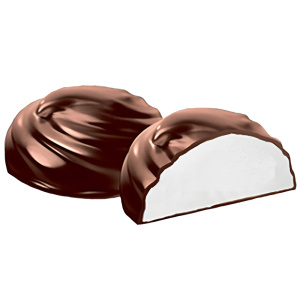 Зефир "Сокол" глазированный с ароматом ванили 