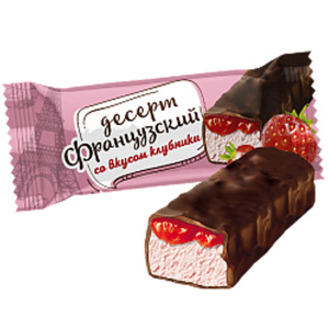 Конфеты "Французский десерт" со вкусом клубники