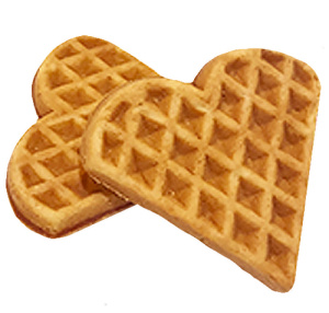 Сладости мучные "Сердечки" с ароматом ванили