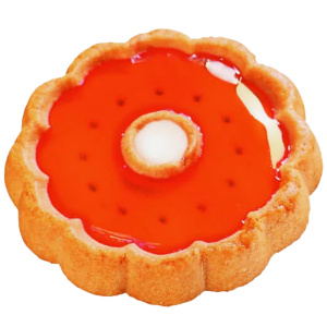 Десерт с отделкой "Янтарные сладости с ароматом апельсина"