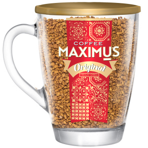 Кофе сублимированный "Original" TM Maximus в стеклянной кружке 70гр