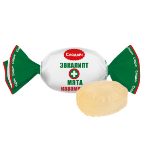Карамель леденцовая "Эвкалипт + Мята"