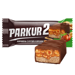 Конфеты "Паркур 2" с карамелью, нугой и орехами