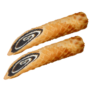 Пирожное трубочки вафельные с начинкой со вкусом мака