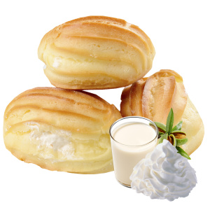 Заварное с кремом из растительных сливок