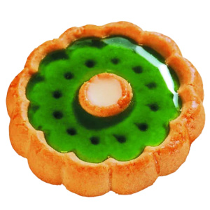 Десерт с отделкой "Янтарные сладости с ароматом киви"