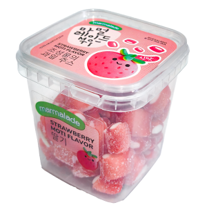 Мармелад "Asia Line" кусочки карандаша кислый со вкусом клубники