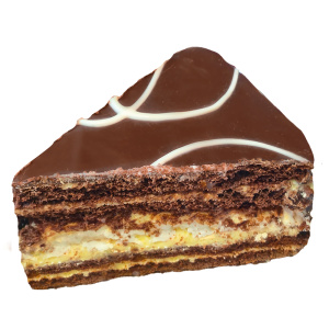 Пирожное "Мудрый лев" с кремом со сливочным вкусом и безе