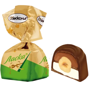 Конфеты "Ласка" с фундуком