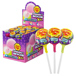 Карамель "Чупа чупс" XXL Плейлист вкусов ФАС 29г/40шт