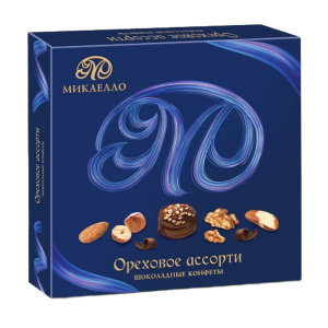 Конфеты глазированные "Ореховое ассорти" 240гр