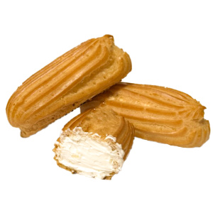 Пирожные "Эклер вкус сливки"