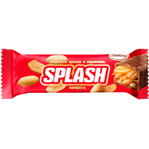 Конфеты SPLASH жареный арахис и карамель ФАС. 40гр