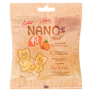 Мармелад "Без добавления сахара" 75гр