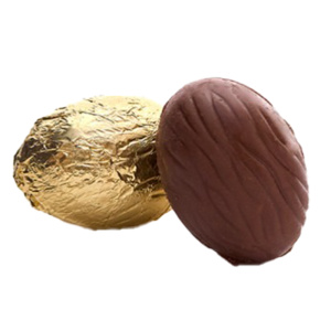 Конфеты в шоколадно-молочной глазури с кремовой начинкой "Курочка ряба" со вкусом яичного ликера