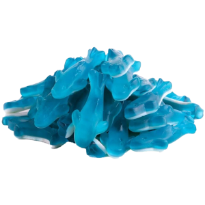 Мармелад жевательный Фруктовые фигурки в форме голубой АКУЛЫ